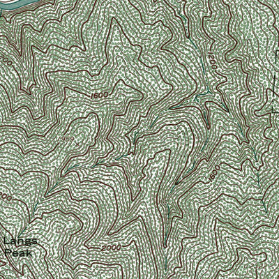 Western Michigan University CA-Glascock Mnt: Authoritative US Topos 1958 digital map
