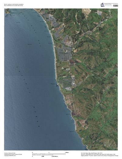 Western Michigan University CA-Half Moon Bay: GeoChange 1991-2012 digital map
