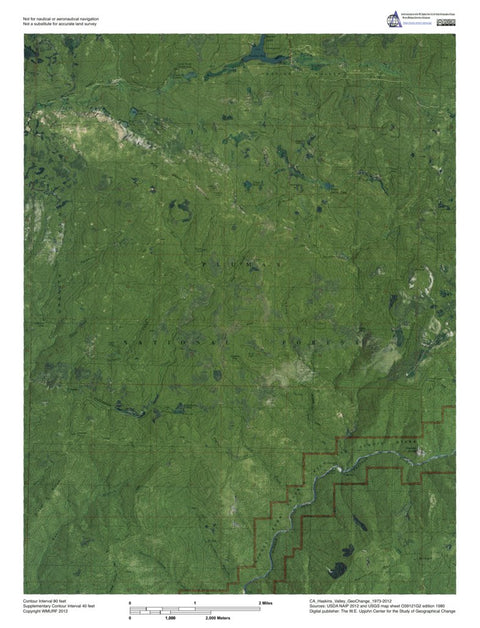 Western Michigan University CA-Haskins Valley: GeoChange 1973-2012 digital map