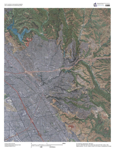 Western Michigan University CA-Hayward: GeoChange 1993-2012 digital map