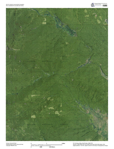 Western Michigan University CA-Humbug Valley: GeoChange 1985-2012 digital map