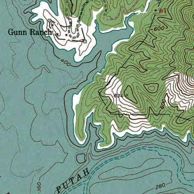 Western Michigan University CA-Lake Berryessa: Authoritative US Topos 1959 digital map