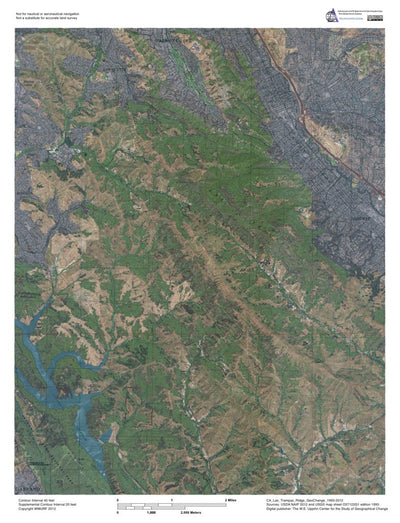 Western Michigan University CA-Las Trampas Ridge: GeoChange 1993-2012 digital map