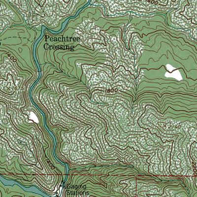 Western Michigan University CA-Lower Lake: Authoritative US Topos 1993 digital map