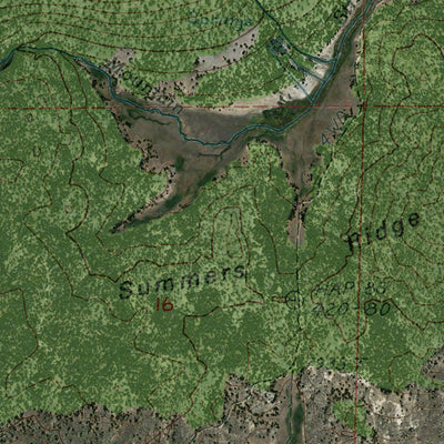 Western Michigan University CA-Monache Mountain: GeoChange 1983-2012 digital map