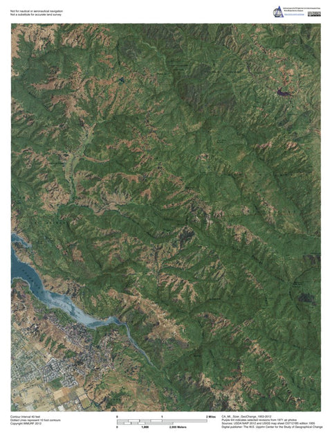 Western Michigan University CA-Mt. Sizer: GeoChange 1953-2012 digital map