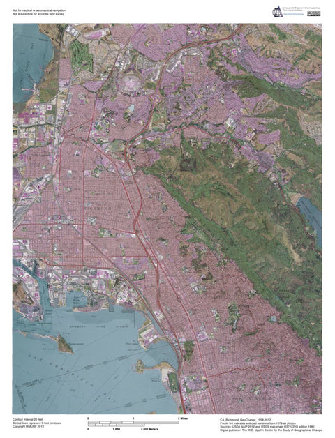 Western Michigan University CA-Richmond: GeoChange 1958-2012 digital map