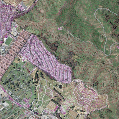 Western Michigan University CA-San Francisco South: GeoChange 1956-2012 digital map