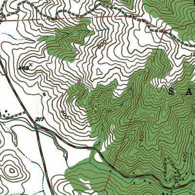 Western Michigan University CA-San Geronimo: Authoritative US Topos 1954 digital map