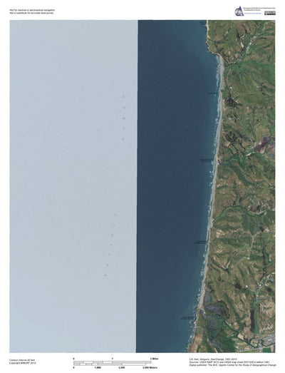 Western Michigan University CA-San Gregorio: GeoChange 1991-2012 digital map