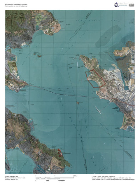 Western Michigan University CA-San Quentin: GeoChange 1993-2012 digital map