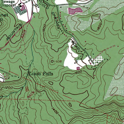Western Michigan University CA-St Helena: Authoritative US Topos 1960 digital map