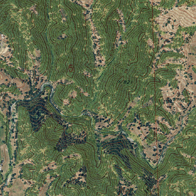 Western Michigan University CA-Tombs Creek: GeoChange 1971-2012 digital map