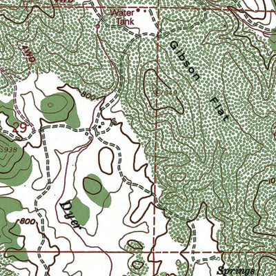 Western Michigan University CA-Walter Springs: Authoritative US Topos 1959 digital map