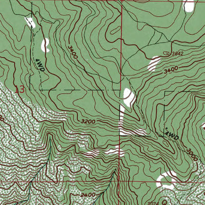 Western Michigan University CA-Whispering Pines: Authoritative US Topos 1993 digital map