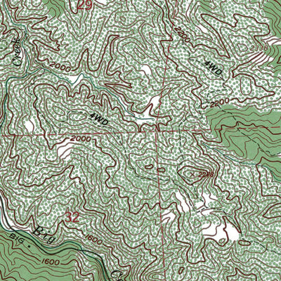 Western Michigan University CA-Whispering Pines: Authoritative US Topos 1993 digital map