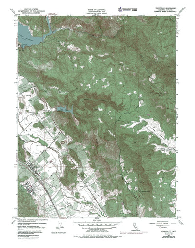 Western Michigan University CA-Yountville: Authoritative US Topos 1951 digital map