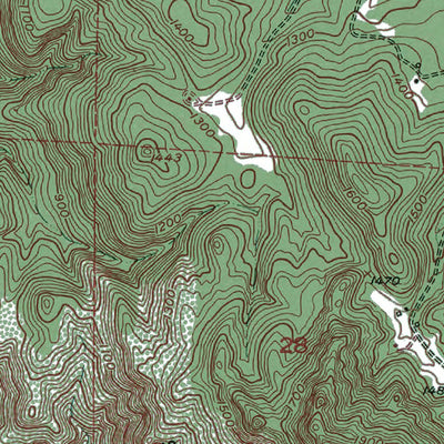 Western Michigan University CA-Yountville: Authoritative US Topos 1951 digital map