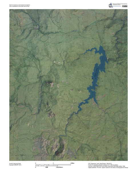 Western Michigan University CO-Cheesman Lake: GeoChange 1953-2012 digital map