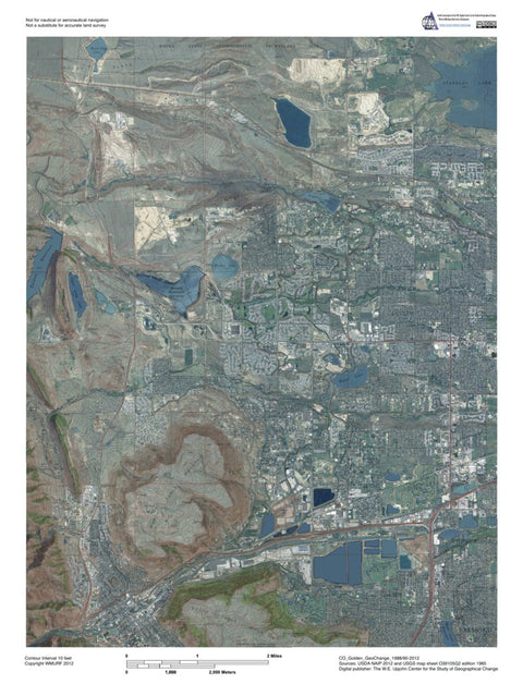 Western Michigan University CO-Golden: GeoChange 1988-90-2012 digital map