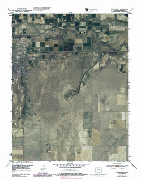 Western Michigan University CO-LAMAR EAST: GeoChange 1947-2011 digital map