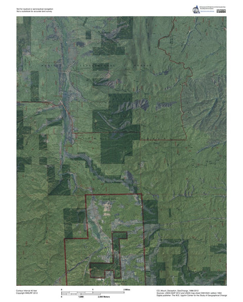 Western Michigan University CO-Mount Deception: GeoChange 1988-2012 digital map