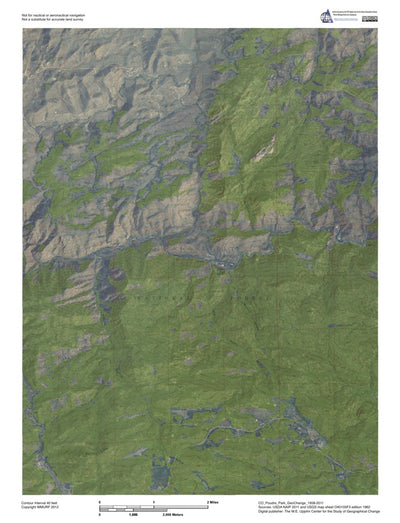 Western Michigan University CO-Poudre Park: GeoChange 1958-2011 digital map