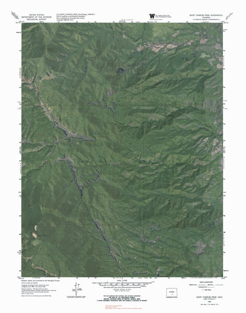 Western Michigan University CO-SAINT CHARLES PEAK: GeoChange 1956-2011 digital map
