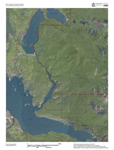 Western Michigan University CO-Shadow Mountain: GeoChange 1953-2011 digital map