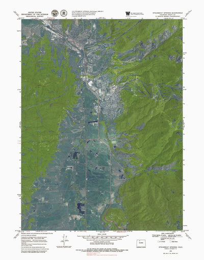 Western Michigan University CO-STEAMBOAT SPRINGS: GeoChange 1968-2011 digital map