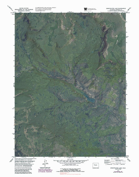 Western Michigan University CO-SWEETWATER LAKE: GeoChange 1964-2011 digital map
