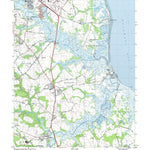 Western Michigan University DE-Frederica: Authoritative US Topos 1993 digital map