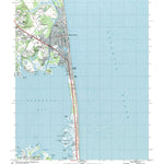 Western Michigan University DE-Rehoboth Beach: Authoritative US Topos 1984 digital map