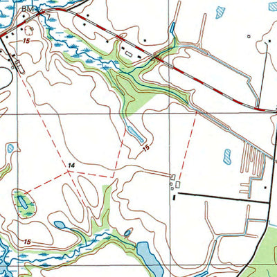 Western Michigan University DE-Smyrna: Authoritative US Topos 1993 digital map