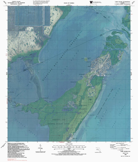 Western Michigan University FL-CARD SOUND: GeoChange 1946-2010 digital map