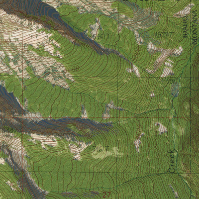 Western Michigan University ID-MT-SCOTCHMAN PEAK: GeoChange 1986-2013 digital map