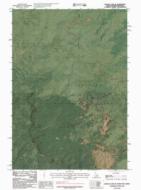 Western Michigan University ID-WY-MT-BUFFALO LAKE NE: GeoChange 1977-2011 digital map