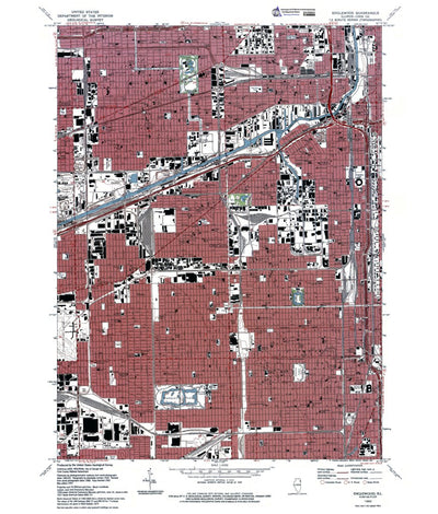 Western Michigan University IL-Englewood: Authoritative US Topos 1993 digital map