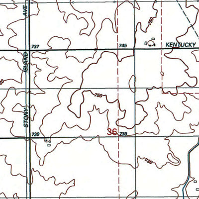 Western Michigan University IL-IN-Beecher East: Authoritative US Topos 1990 digital map