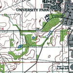 Western Michigan University IL-Steger: Authoritative US Topos 1990 digital map