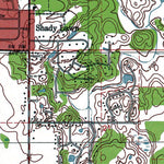 Western Michigan University IN-Crown Point: Authoritative US Topos 1992 digital map