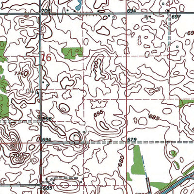 Western Michigan University IN-Gifford: Authoritative US Topos 1962 digital map