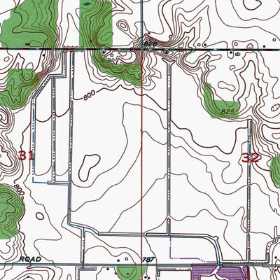 Western Michigan University IN-Inwood: Authoritative US Topos 1957 digital map