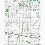 Western Michigan University IN-Kingsford Heights: Authoritative US Topos 1969 digital map