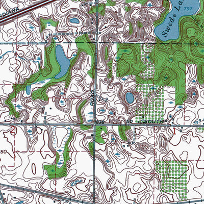 Western Michigan University IN-La Porte West: Authoritative US Topos 1969 digital map