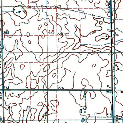 Western Michigan University IN-Lowell: Authoritative US Topos 1992 digital map