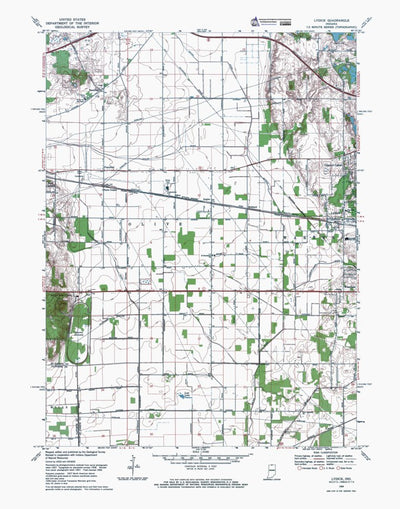 Western Michigan University IN-Lydick: Authoritative US Topos 1969 digital map
