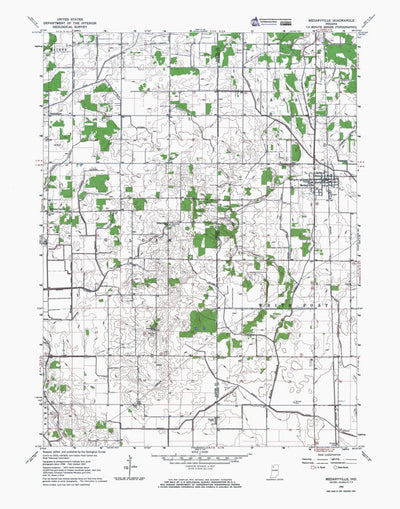 Western Michigan University IN-Medaryville: Authoritative US Topos 1962 digital map