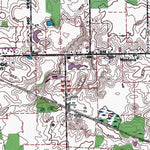 Western Michigan University IN-Mentone: Authoritative US Topos 1959 digital map