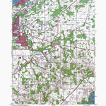 Western Michigan University IN-Michigan City East: Authoritative US Topos 1969 digital map
